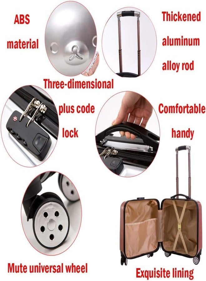 جيكرينا حقيبة سفر لطيفة بتصميم دب كرتوني، حقيبة سفر للأطفال والطلاب، حقيبة سفر بكلمة مرور، صندوق سفر، حقيبة سفر للذكور والإناث [أخضر وبني] - Image 3